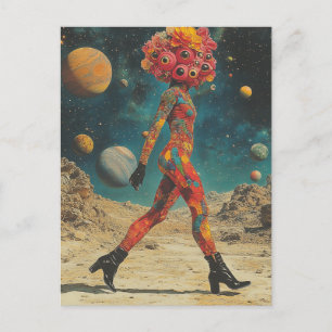 Carte Postale Yeux Alien