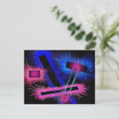 Carte Postale Yeux Aliens (Debout devant)