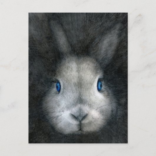 CARTE POSTALE YEUX BLEUS (Devant)