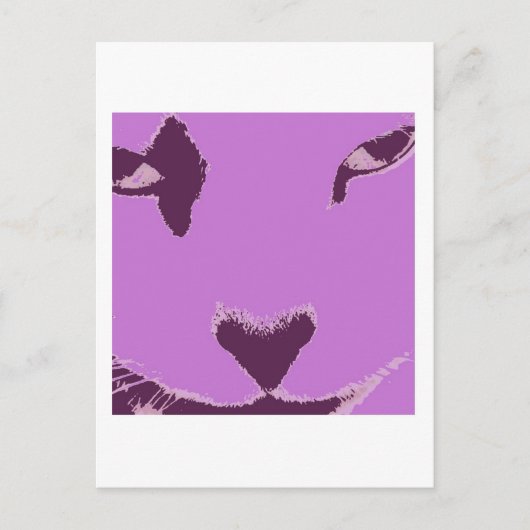 Carte Postale Yeux de Chat (Devant)