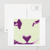 Carte Postale Yeux de Chat (Devant / Derrière)