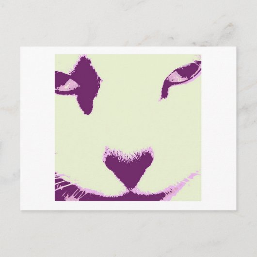 Carte Postale Yeux de Chat (Devant)