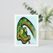 Carte Postale Yeux de serpent (Debout devant)