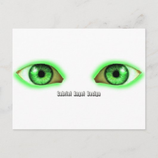 Carte Postale Yeux Envieux (Devant)