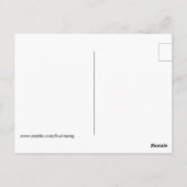 Carte Postale Yeux Étranges Avec Double Fleur Iris Mandala (Dos)