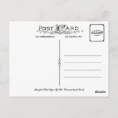 Carte Postale Yeux Rouge Lumineux Du Canard Canvasback (Dos)