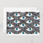 Carte Postale yeux séchés (Devant / Derrière)