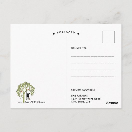 Carte Postale YHWH (Yahvé, Éternel) Dieu Israël Tétragrammaton (Dos)