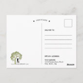 Carte Postale YHWH (Yahvé, Éternel) Dieu Israël Tétragrammaton (Dos)