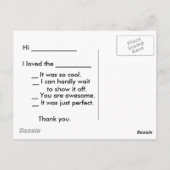 Carte Postale YIKES, Vous l'avez cloué - (Dos)