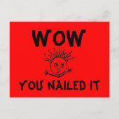 Carte Postale YIKES, Vous l'avez cloué - (Devant)