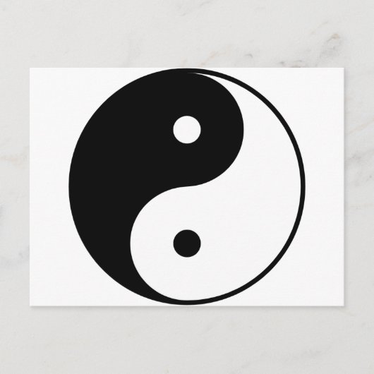 Carte Postale Yin Yang (Devant)