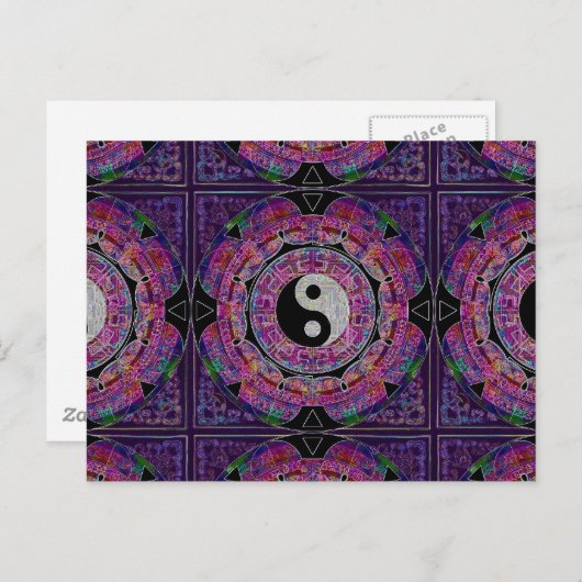 Carte Postale Yin Yang (Devant / Derrière)