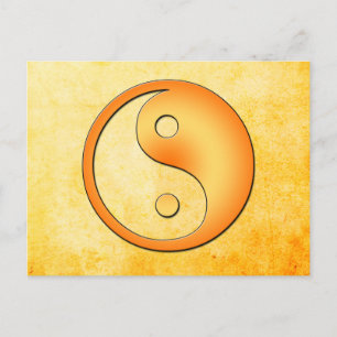 Carte Postale Yin Yang