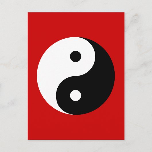 Carte Postale Yin Yang (Devant)