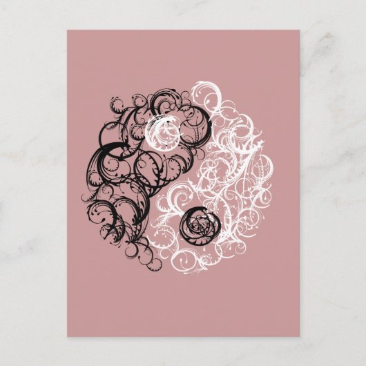 Carte Postale Yin Yang (Devant)