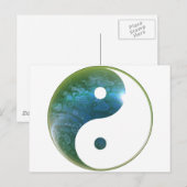 Carte Postale Yin Yang Abstact 1 (Devant / Derrière)