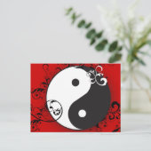 Carte Postale Yin-Yang avec défilement (Debout devant)
