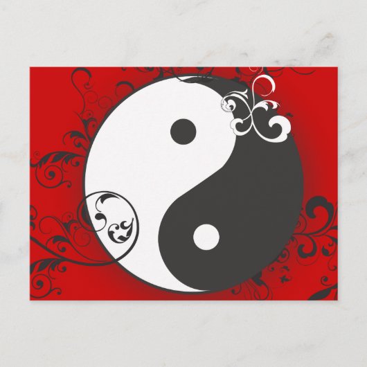 Carte Postale Yin-Yang avec défilement (Devant)