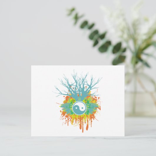 Carte Postale Yin Yang Chaos (Debout devant)