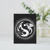 Carte Postale Yin Yang Dragons (Debout devant)