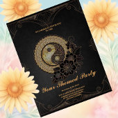 Carte Postale Yin yang est le symbole qui représente l'équilibre