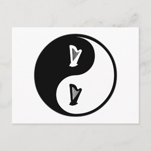 Carte Postale Yin Yang Harp (Devant)
