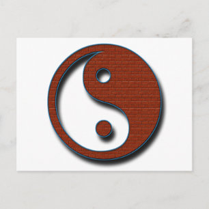 Carte Postale Yin Yang par Shirley Taylor