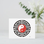 Carte Postale Yin Yang tattoo (Debout devant)