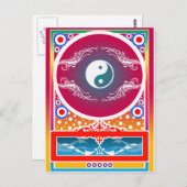 Carte Postale yinyang (Devant / Derrière)
