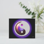 Carte postale YinYang Design (Debout devant)