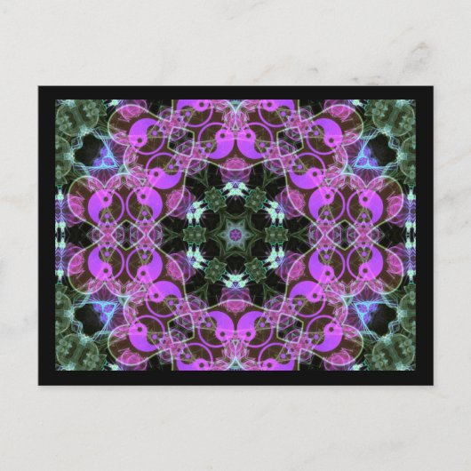 Carte postale YinYang Hexagon (Devant)