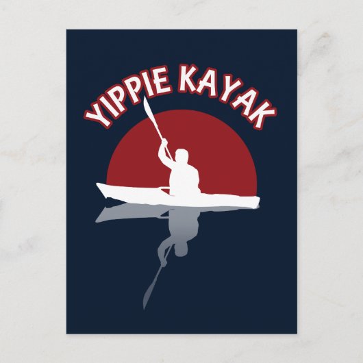 Carte Postale Yippie Kayak (Devant)