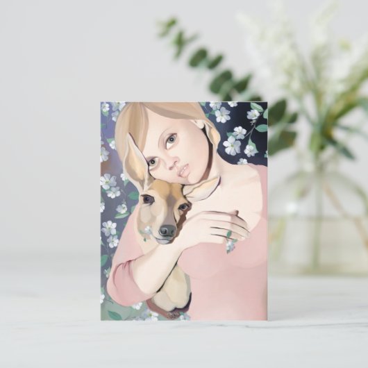 Carte Postale yips cher (Debout devant)