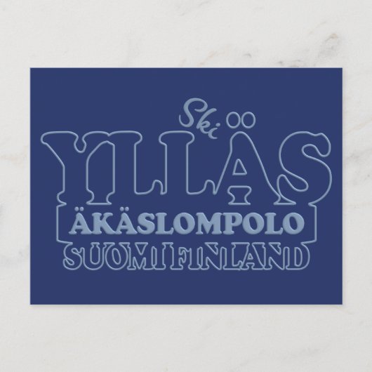 Carte postale YLLÄS FINLAND (Devant)