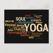 Carte postale YOGA (Devant)