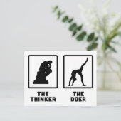 Carte Postale Yoga (Debout devant)