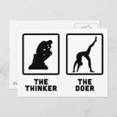 Carte Postale Yoga (Devant / Derrière)