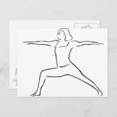 Carte Postale Yoga (Devant / Derrière)