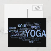 Carte postale YOGA (Devant / Derrière)