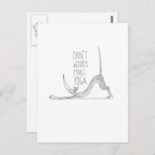 Carte Postale Yoga (Devant / Derrière)
