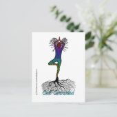 Carte postale Yoga (Debout devant)