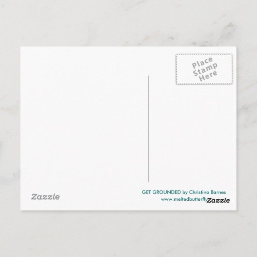 Carte postale Yoga (Dos)