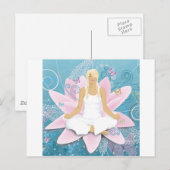 Carte Postale yoga (Devant / Derrière)