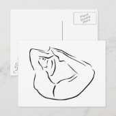 Carte Postale Yoga (Devant / Derrière)