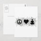 Carte Postale Yoga 2 (Devant / Derrière)