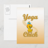 Carte Postale Yoga Chick (Devant / Derrière)
