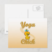 Carte Postale Yoga chick (Devant / Derrière)
