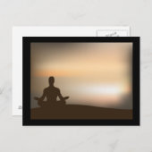 Carte postale YOGA classique (Devant / Derrière)