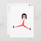 Carte Postale "Yoga Diva" (Devant / Derrière)